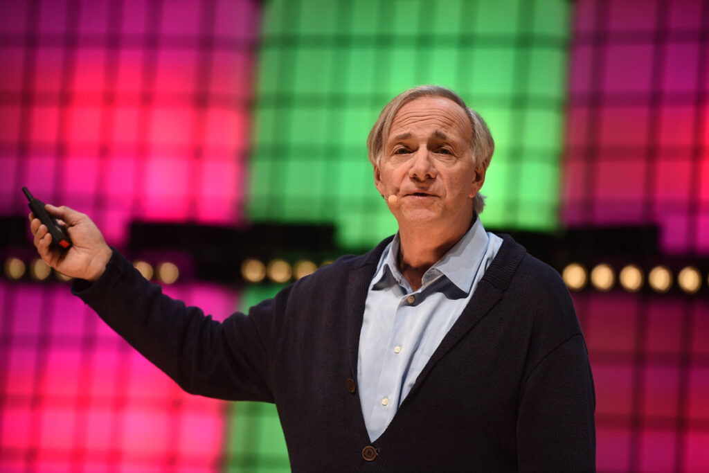 Ray Dalio, Bridgewater Associates on Centre Stage during day two of Web Summit 2018 at the Altice Arena in Lisbon, Portugal